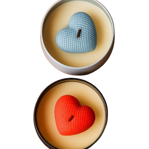 Heart Shaped Aroma Candle
