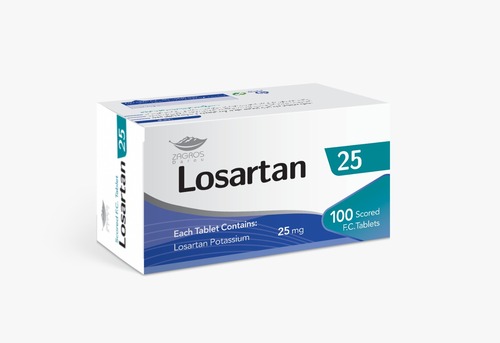Losartan 25 Mg Tablets - Shelf Life: 2 Years
