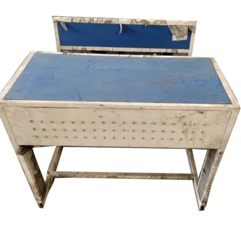 Metal Desk Table - Color: Blue