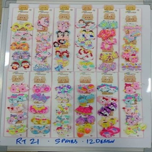 Multicolor Hair Clips