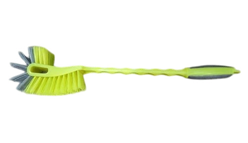 Yellow Plastic Toilet Cleaning Brush