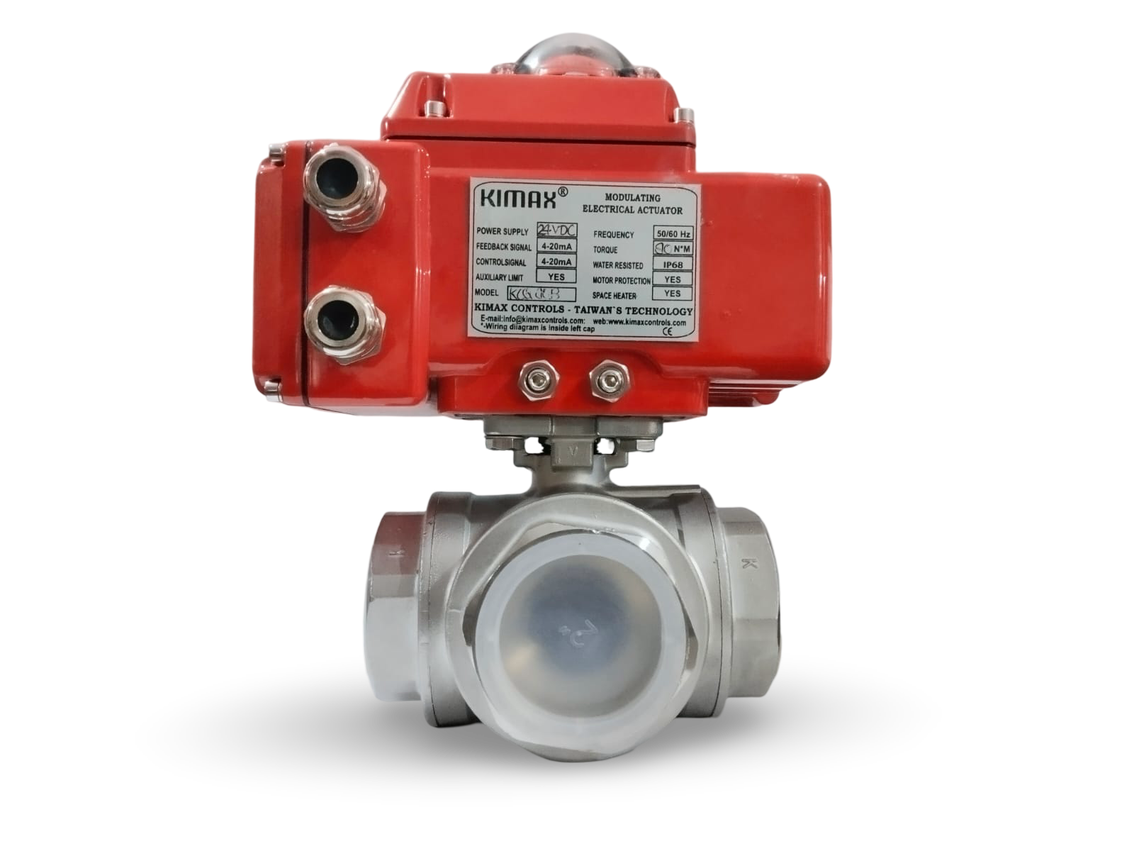 3 Way Electrical Ball Valve T Port or L Port