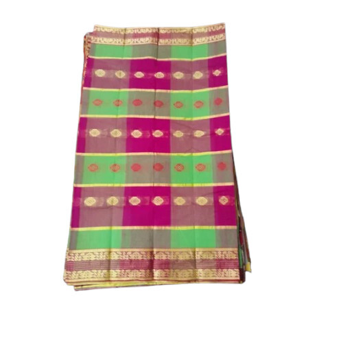 Cotton Fabric Santipur Tant Saree