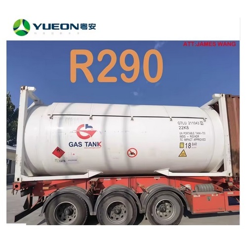 Euro Reach R290 Propane Refrigerant Gas Solvent Polymer Grade for AC Auto Heat Pump Central Air Conditioning