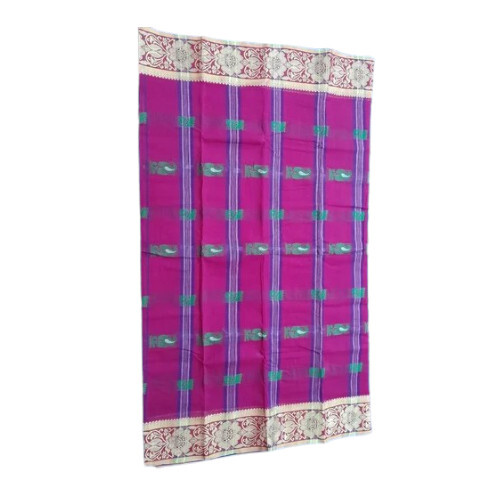 Pure Cotton Tant Fabric Saree