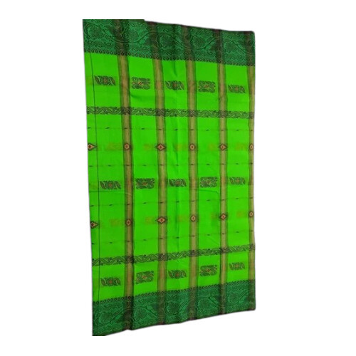Pure Cotton Tant Green Saree