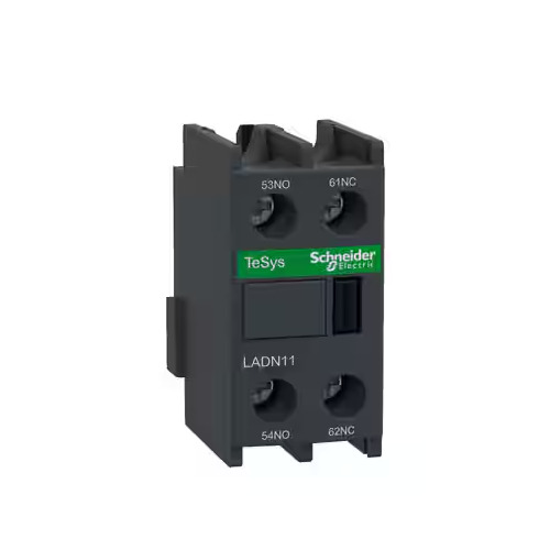 Schneider Ladn11 Auxiliary Contact Block Tesys D,1No + 1Nc - Rated Voltage: 400 Volt (V)