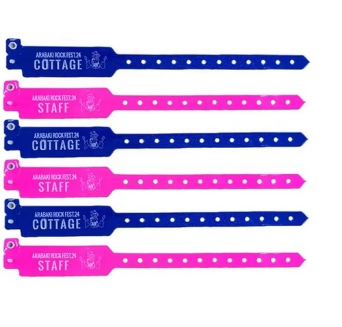 Soft QR Code Writable Vinyl Bracelet With Buckle for Ticket Use