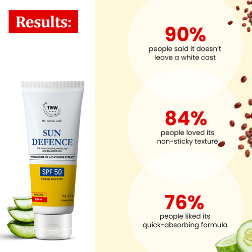 Tnw-the Natural Wash Sun Defence With Spf 50 Cream - Age Group: Adult