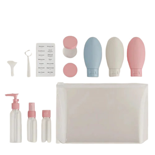 11 Pieces Travel Toiletry Lotion Bottle Set - Load Capacity: 3 Tonne
