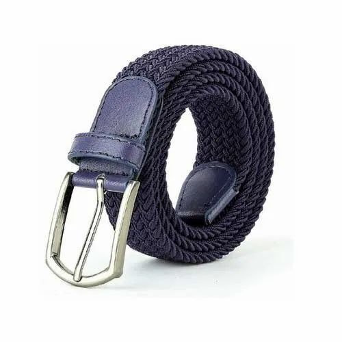 Men Braided Casual Leather Belt