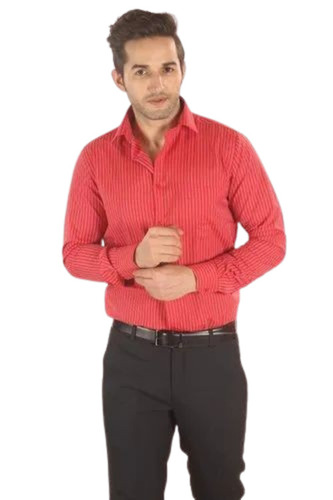 Mens Plain Red Shirts