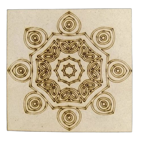 Square Mdf Round Coaster