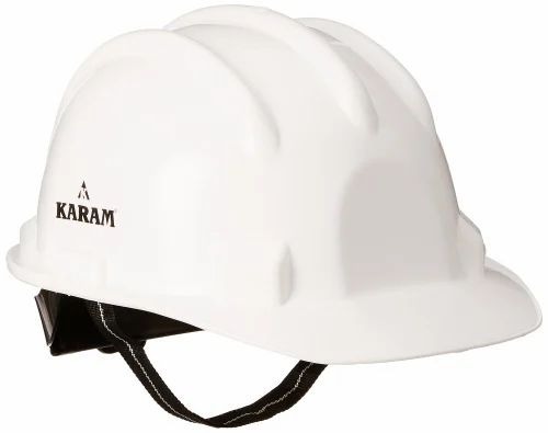 White Industrial Safety Helmets