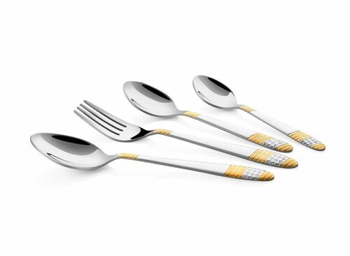 24 Pcs Blossom Spoon Utsav Cutlery Set