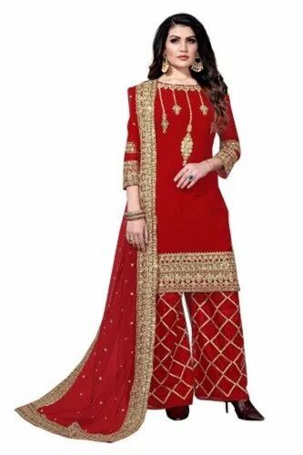 Ladies Red Suit