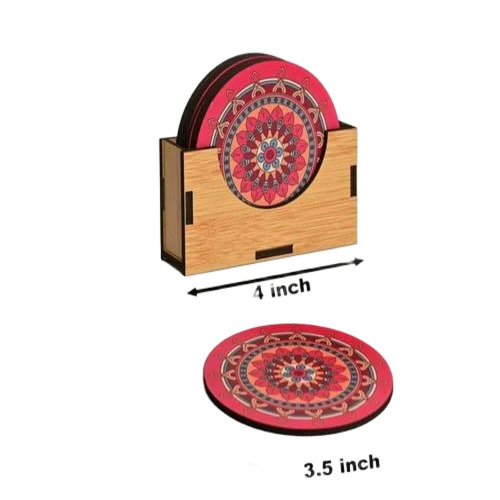 Mdf Round Tea Coaster