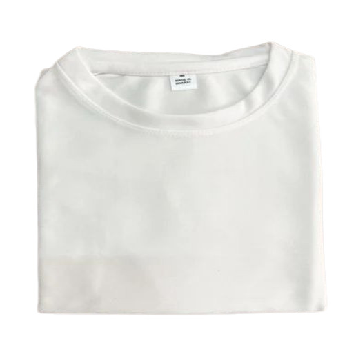 Men Plain White T Shirt