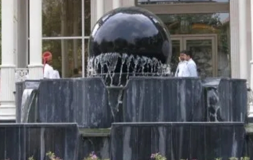 Polished Floating Ball Fountain