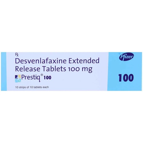 Pristiq 100Mg Extended-Release 28 Tablets - Shelf Life: 2 Years