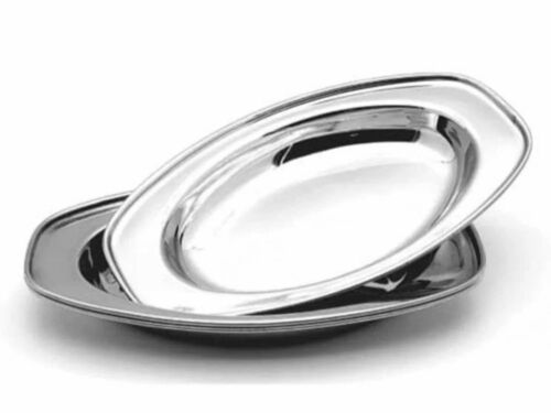 Stainless Steel Oval Serving Plate