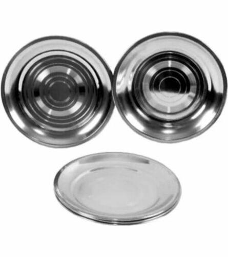 Stainless Steel Round Serving Plate