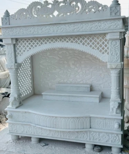 Antique White Marble Temple