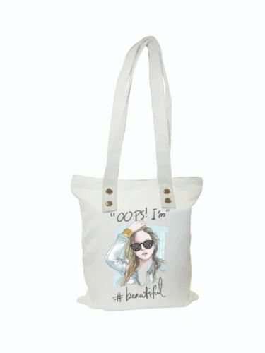Astara Girly Motif Printed Tote Bag