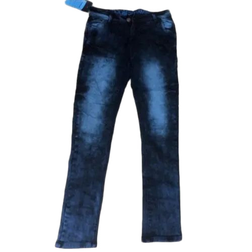 Blue Denim Jeans - Denim Material, Standard Size, Multiple Colors | Light Weight, Breathable, Washable, Regular Fit for Men over 16, Casual Straight Style