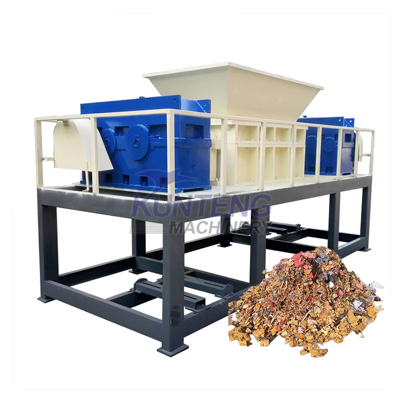 Factory Direct Woven Bag Shredder Wire and Cable Crusher Greenhouse Film Plastic Mulch Crusher