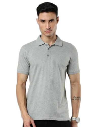 Gray Polo T Shirt