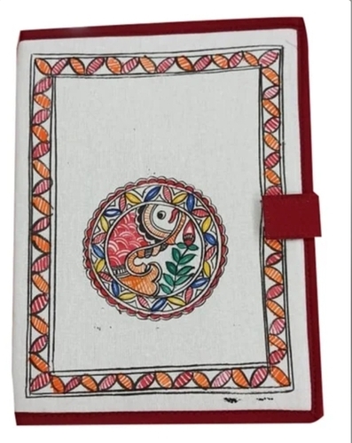 Hand Painted Jute Office File Folder