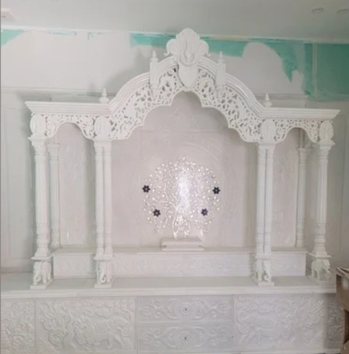 Indoor White Marble Temple