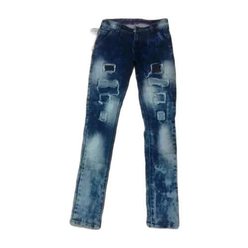 Men Heavy Damage Jeans
