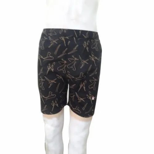 Mens Printed Cotton Short