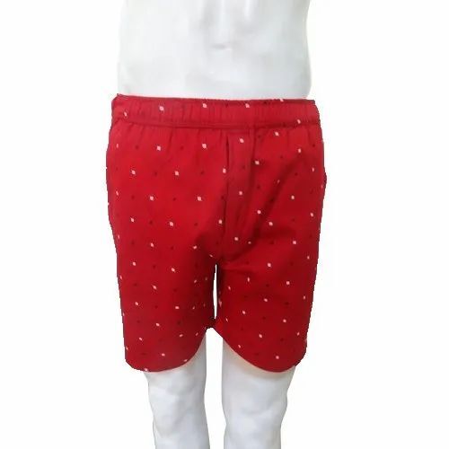 Mens Red Dot Printed Short