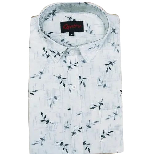 Mens Slim Fit Printed Shirt