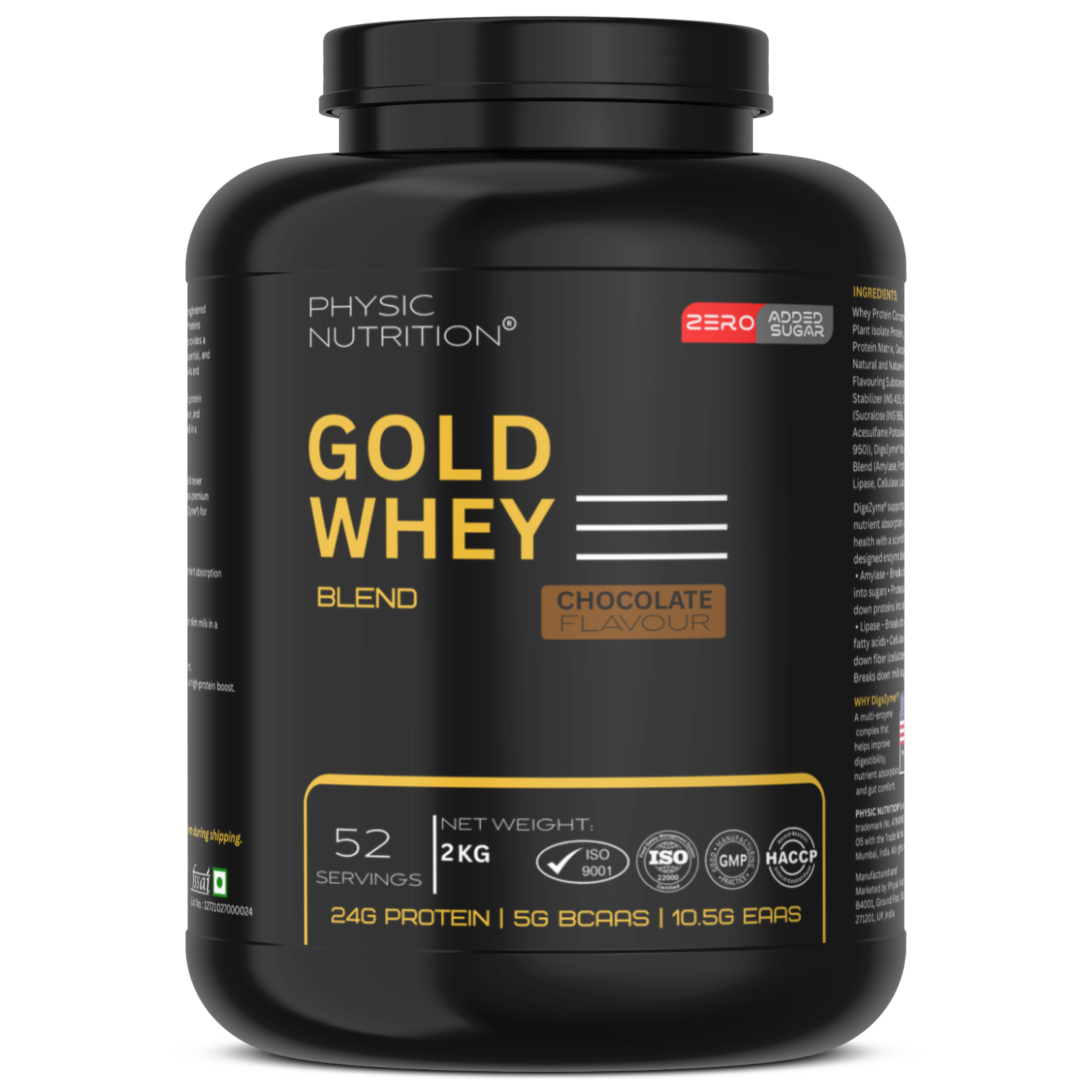Physic Nutrition Gold Whey Blend 2 Kg - Dosage Form: Powder
