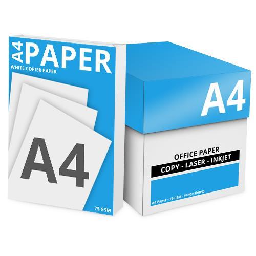 Double A4 Copy Papers - Color: White
