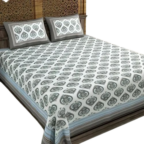 Block Printed Double Bed Sheet