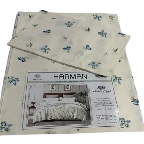 Cotton Double Bed Sheets