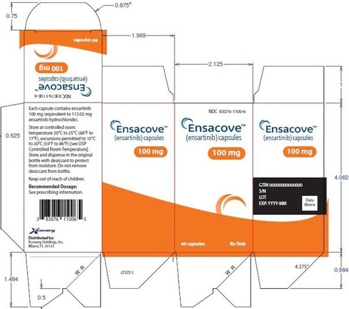 Ensacove Ensartinib Capsules - Drug Type: General Medicines