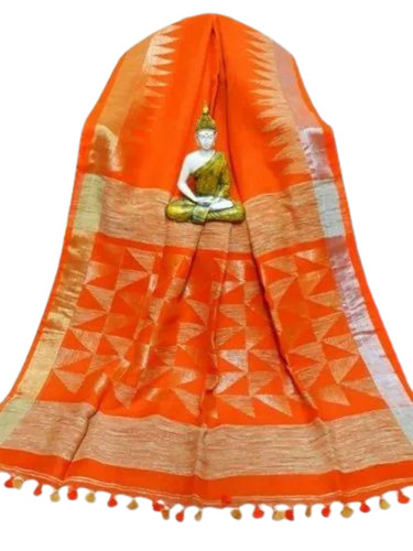 Linen Jamdani Saree