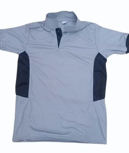 Mens Half Sleeves Grey T Shirt