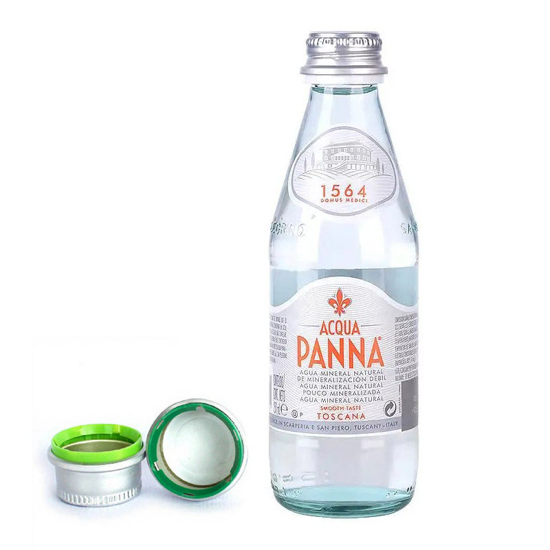 Oem 28Mm Aluminum Tamper-Evident Cap For Mineral Water Glass Bottles - Color: Customizable