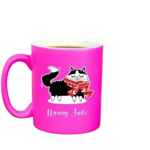 Pink Ceramic Customized Mug