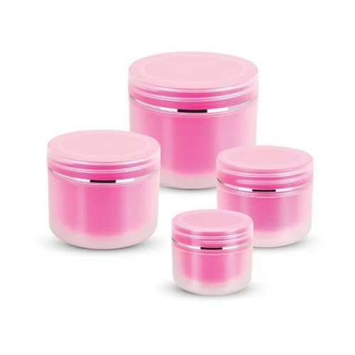 Pink Cosmetic Cream Jar