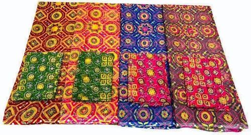 Printed Kota Doria Saree