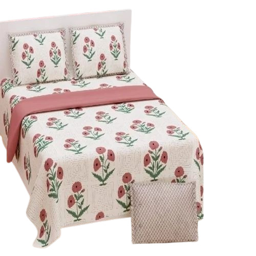 Queen Size Cotton Designer Bed Sheet