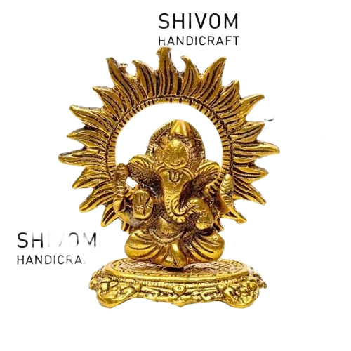 Small Metal Ganesh Statue